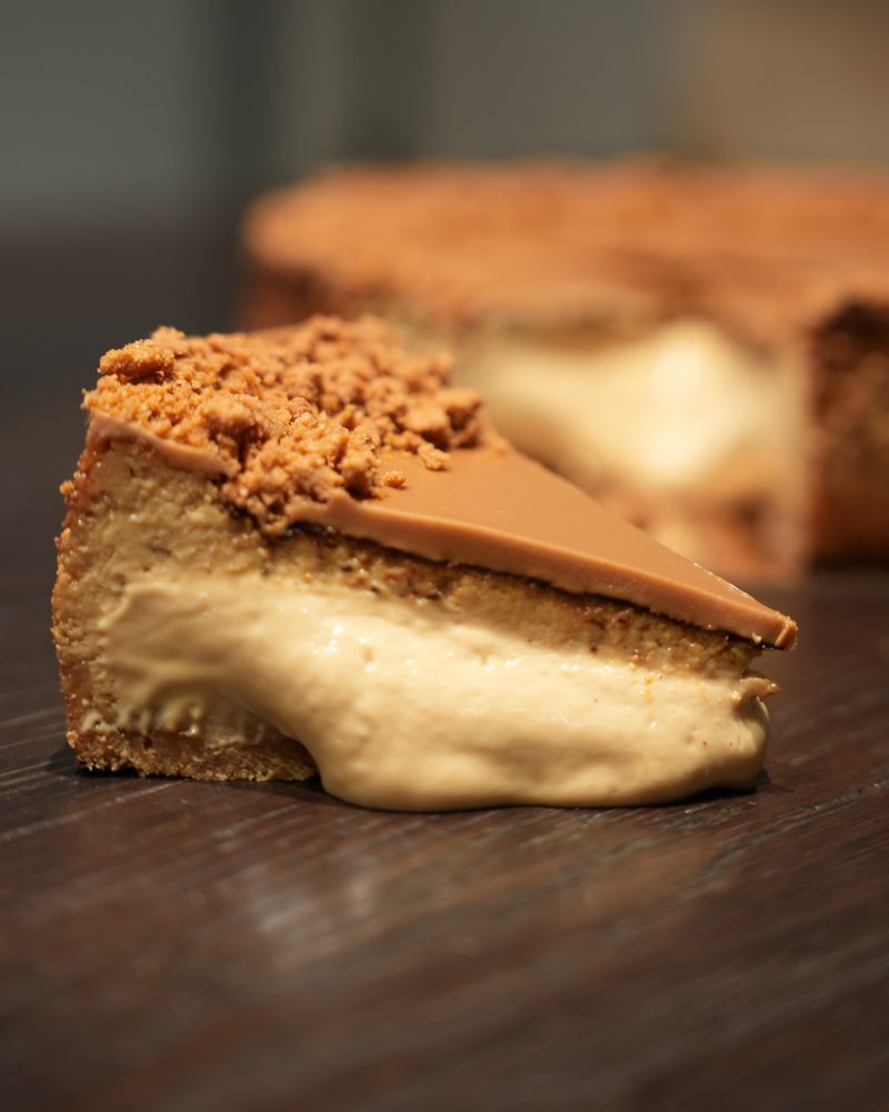 Porción de cheesecake de CheesecakeBCN