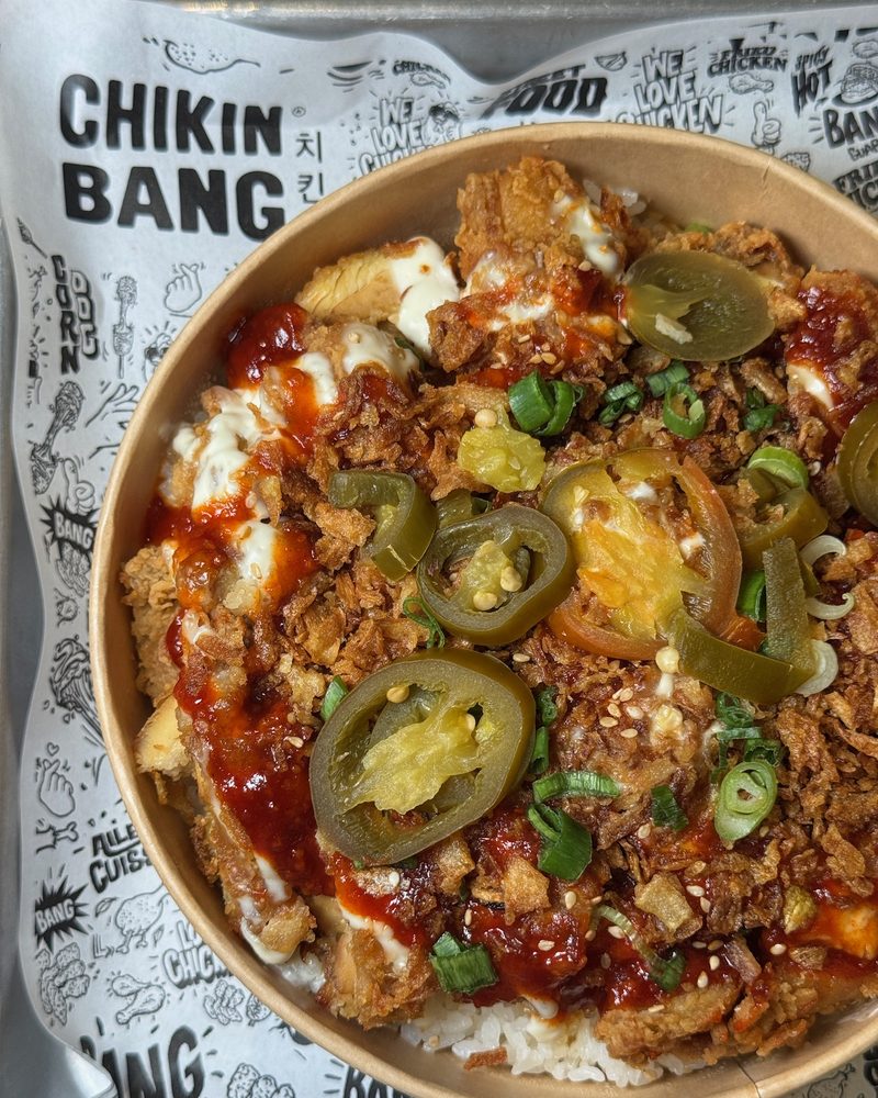 Bowl de pollo frito de Chikin Bang